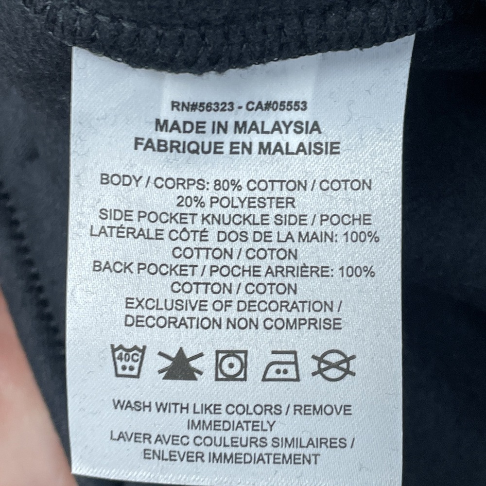 Nike Women's S Activewear Pants Black Cotton Blend H0925 - Picture 6 of 7